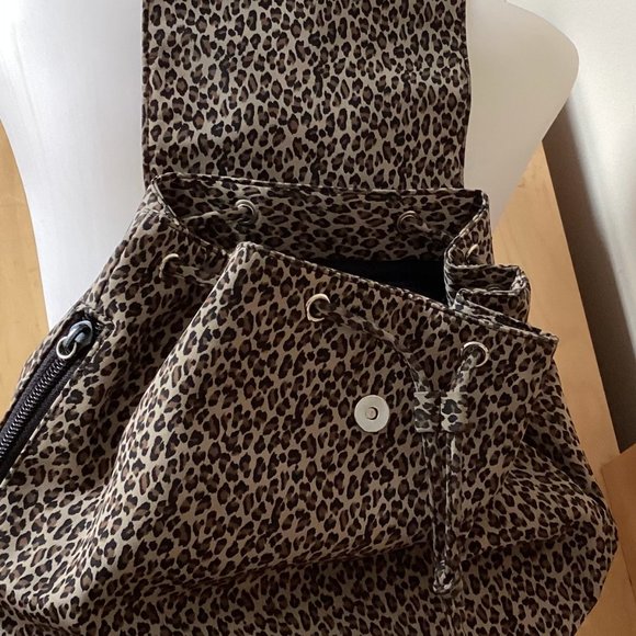 Nine West Leopard Print Mini Backpack - Picture 2 of 12